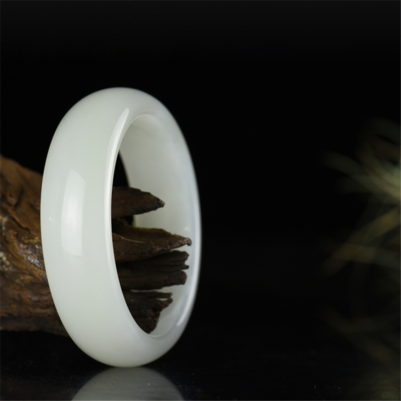 山料和田白玉手镯-红掌柜