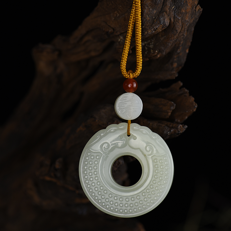 山料和田白玉平安寿福-红掌柜