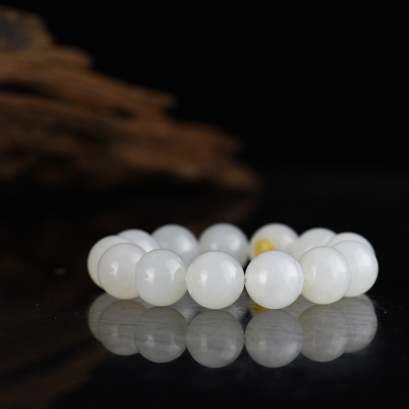 山料和田白玉手串-红掌柜