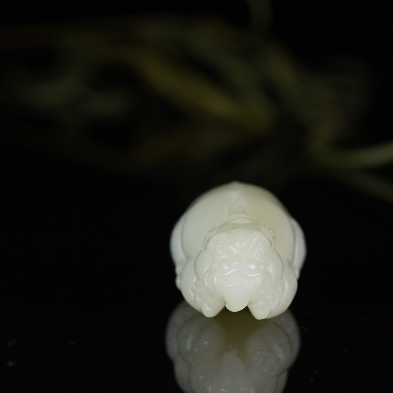 山料和田白玉吊坠-红掌柜