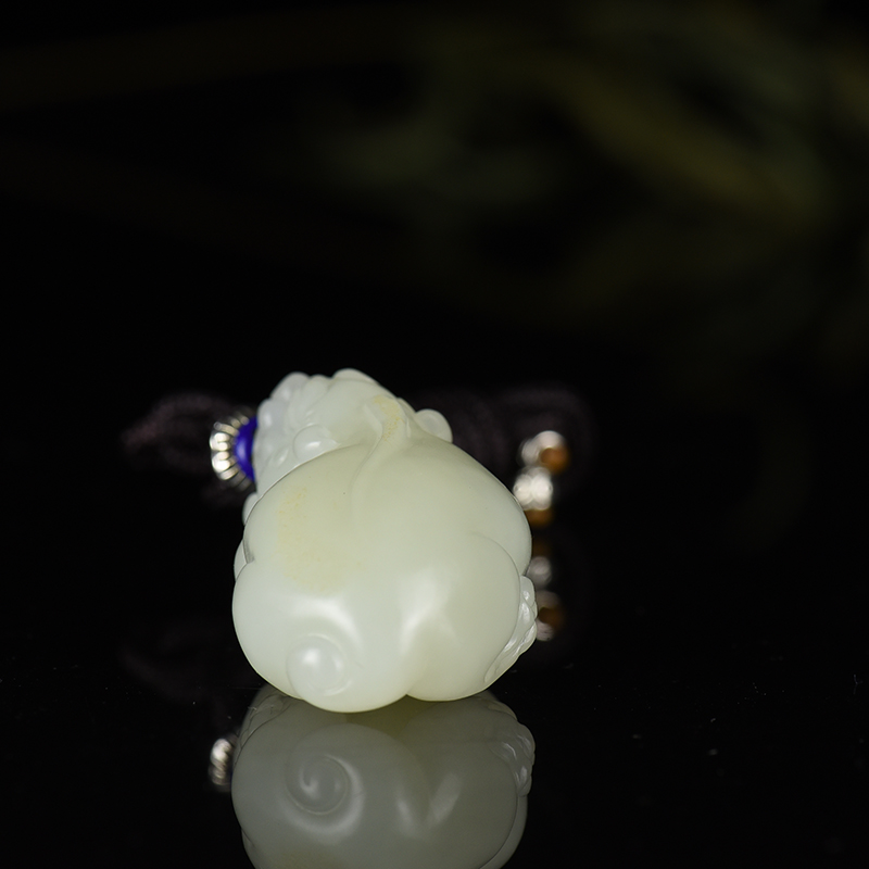 山料和田白玉吊坠-红掌柜