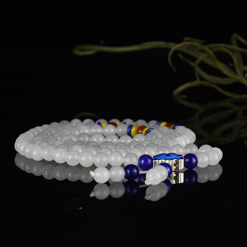 山料和田白玉手串-红掌柜