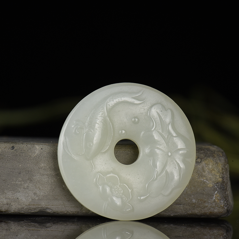 山料和田白玉年年有余-红掌柜