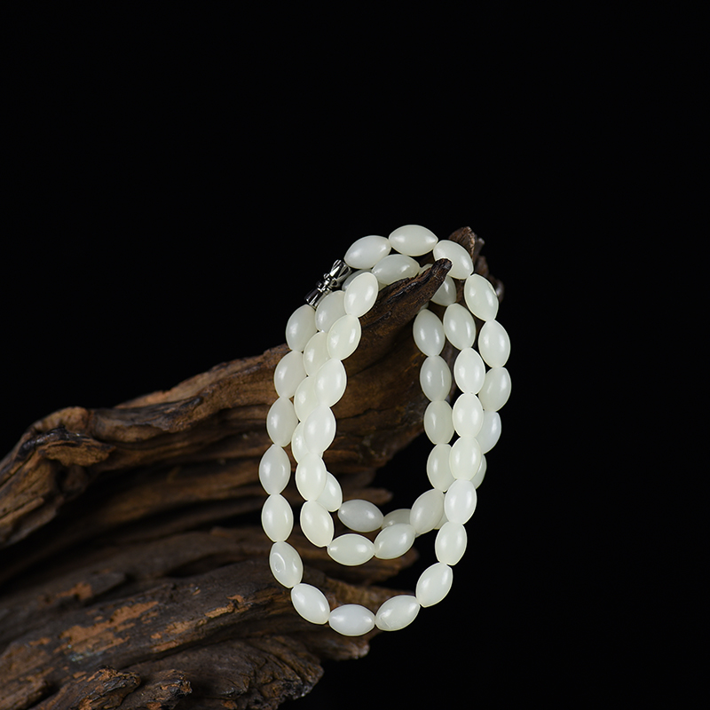 和田白玉项链-红掌柜