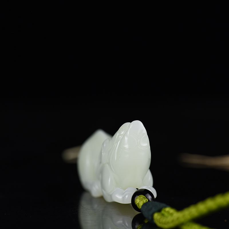 山料和田白玉旺财两用款-红掌柜