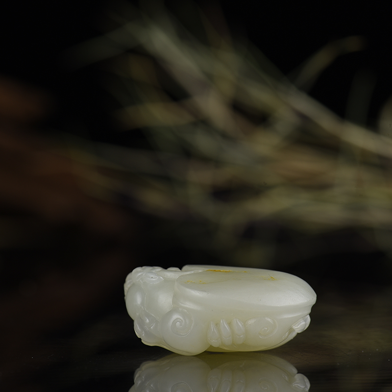 和田白玉荣归吊坠-红掌柜