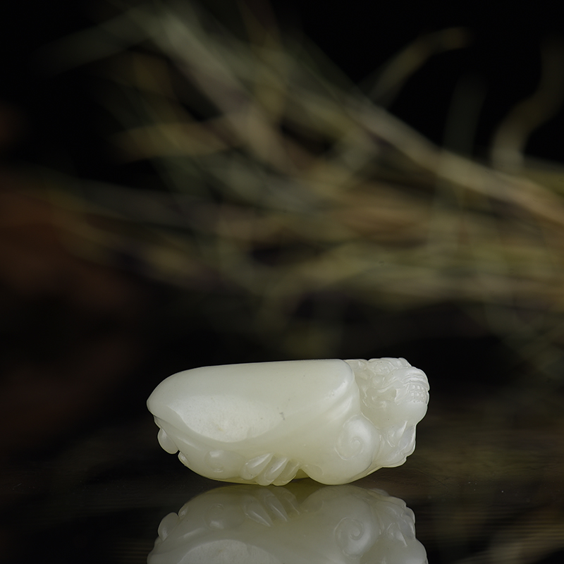 籽料和田白玉吊坠-红掌柜