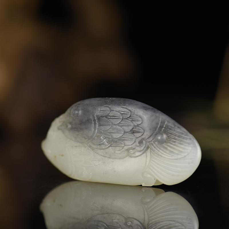 籽料和田青花吊坠-红掌柜