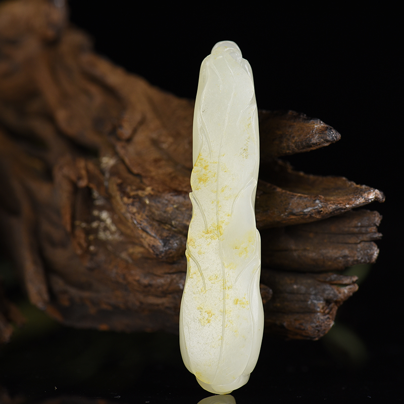 籽料和田白玉旺财-红掌柜