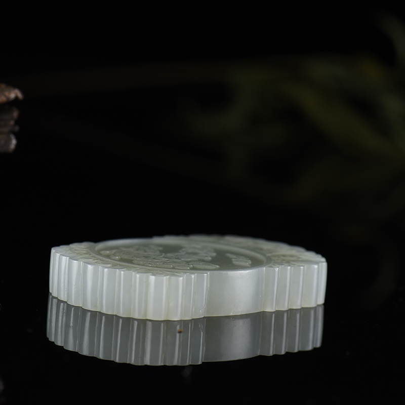 新疆山料和田玉吊坠-红掌柜