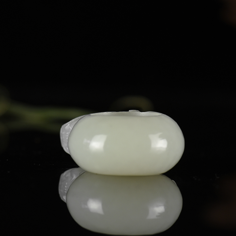 山料和田玉戒指-红掌柜