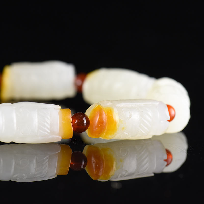 山料和田白玉项链-红掌柜