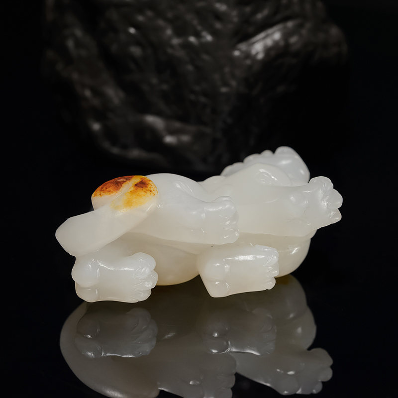 和田白玉摆件-红掌柜