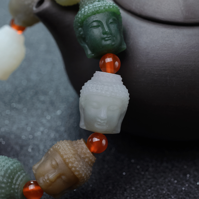 和田玉手串-红掌柜