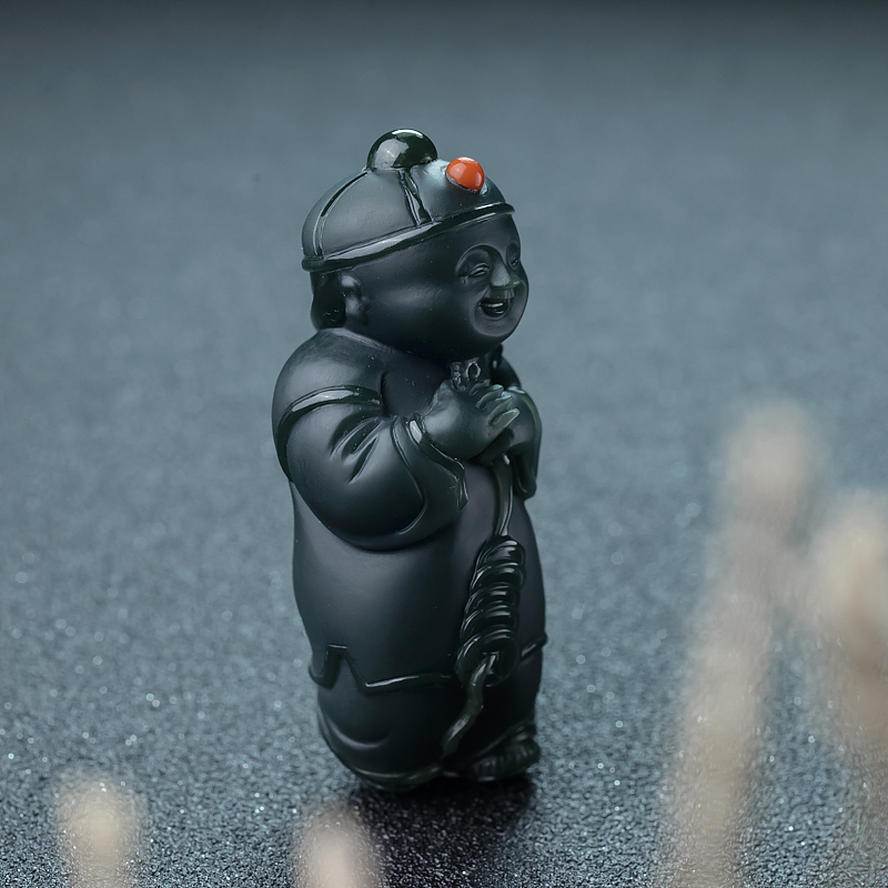 山料和田青玉吊坠-红掌柜