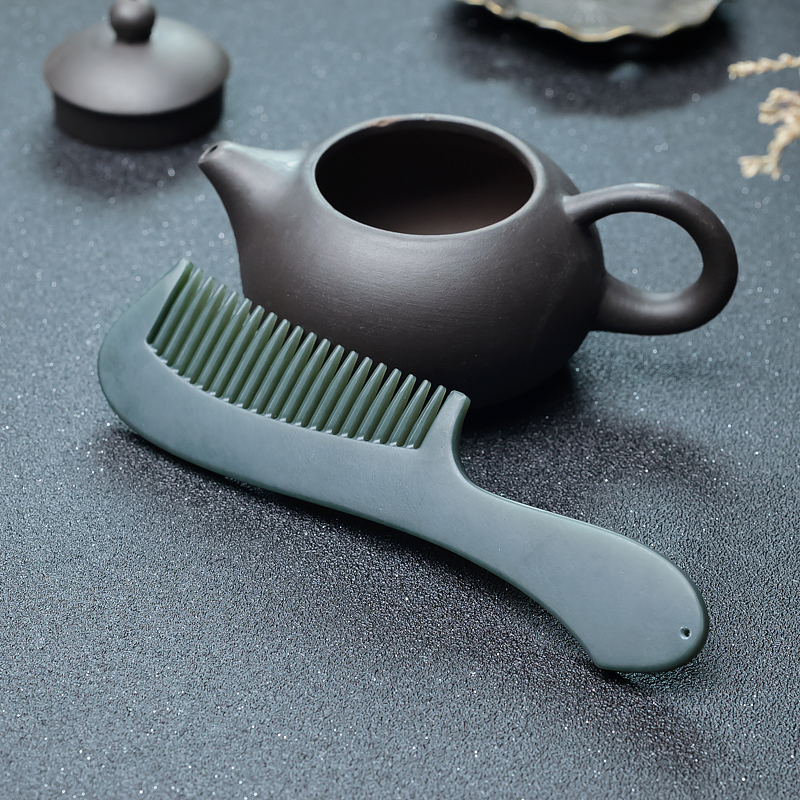 青海和田青玉梳子-红掌柜