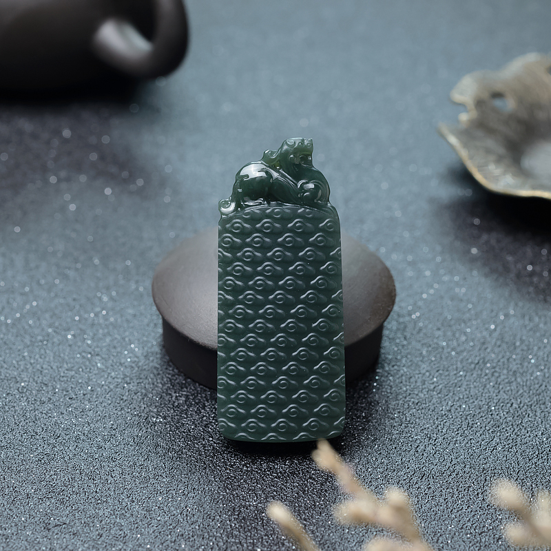 山料和田青玉貔貅-红掌柜