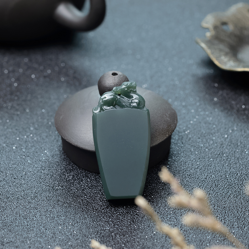 山料和田青玉貔貅-红掌柜