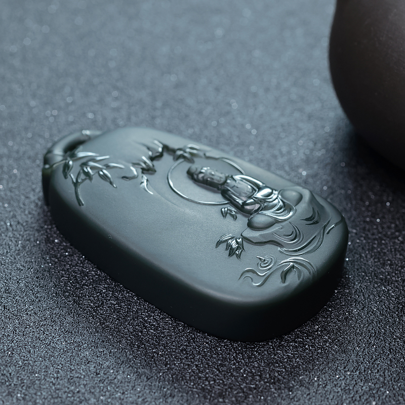 和田青玉吊坠-红掌柜