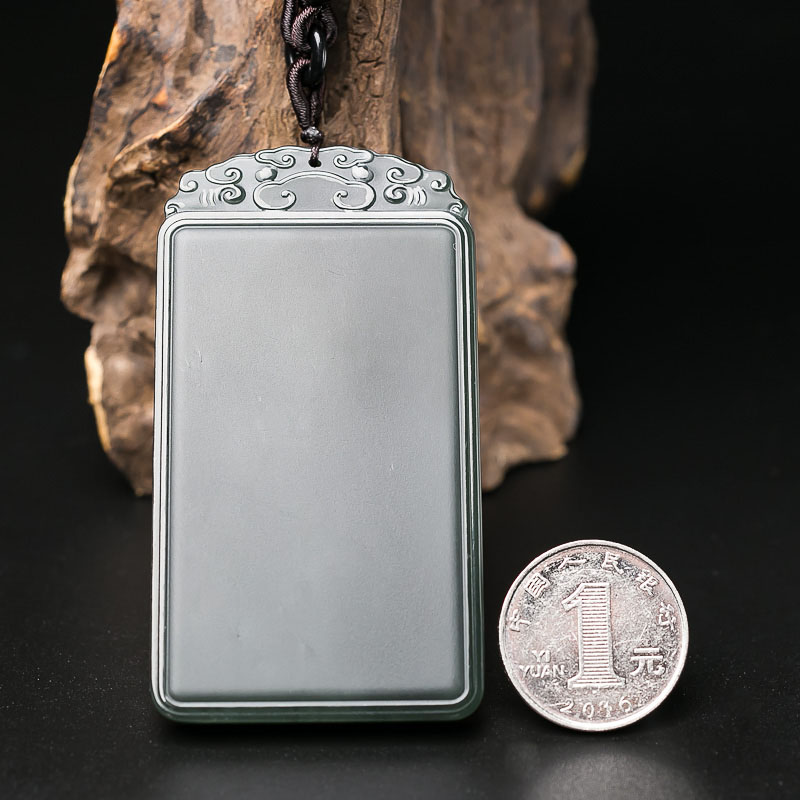 青海和田青玉吊坠-红掌柜