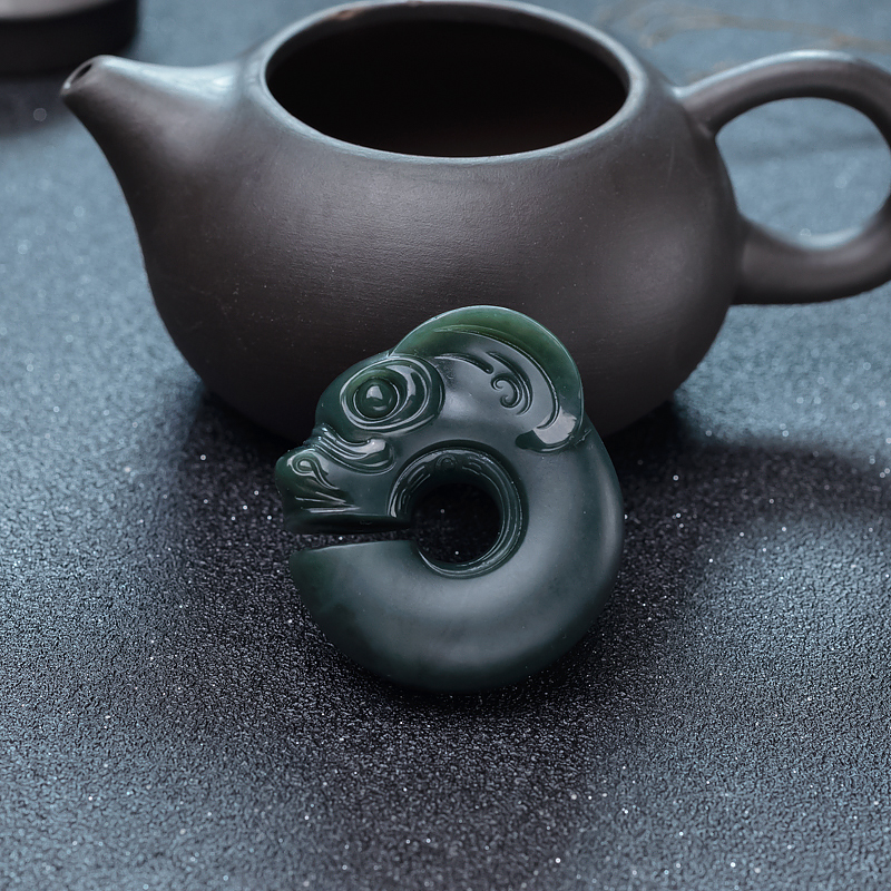 山料和田青玉瑞兽-红掌柜