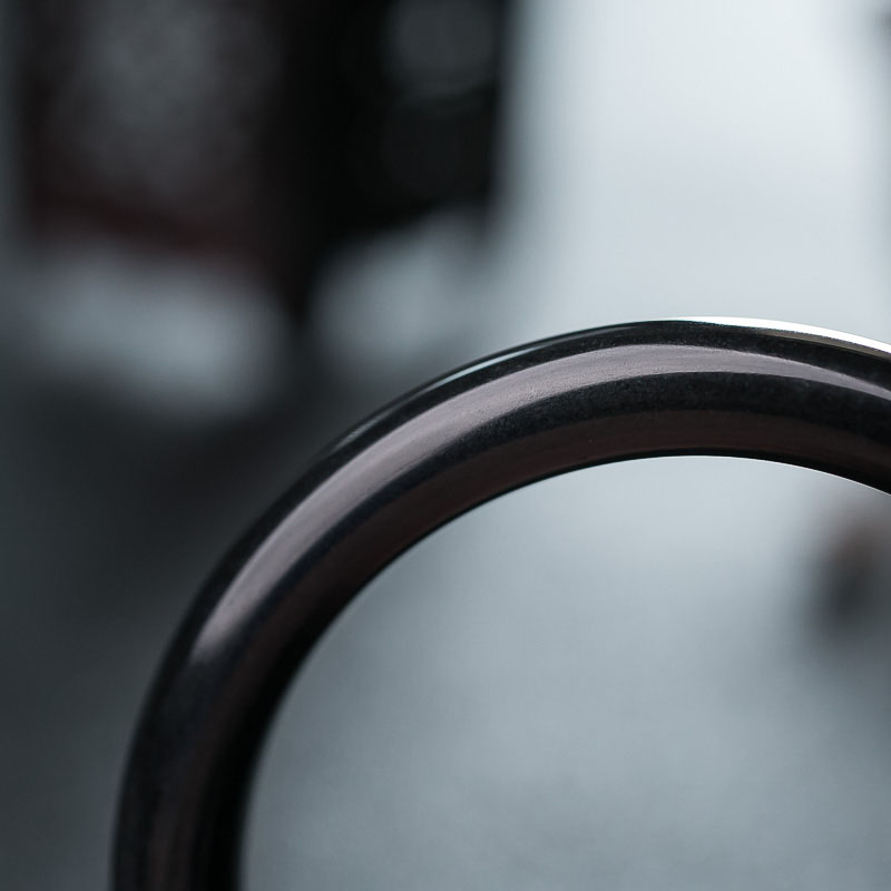 天然和田墨玉平安镯-红掌柜