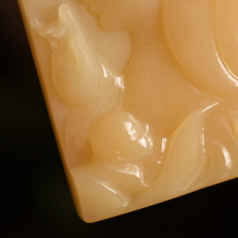 天然黄龙玉一念之间-红掌柜