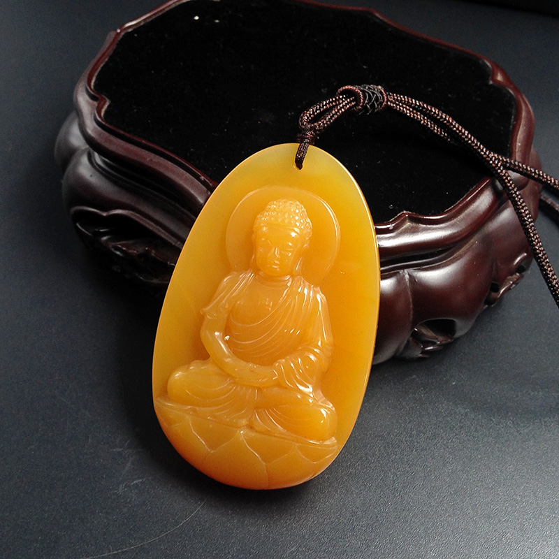 黄龙玉吊坠-红掌柜