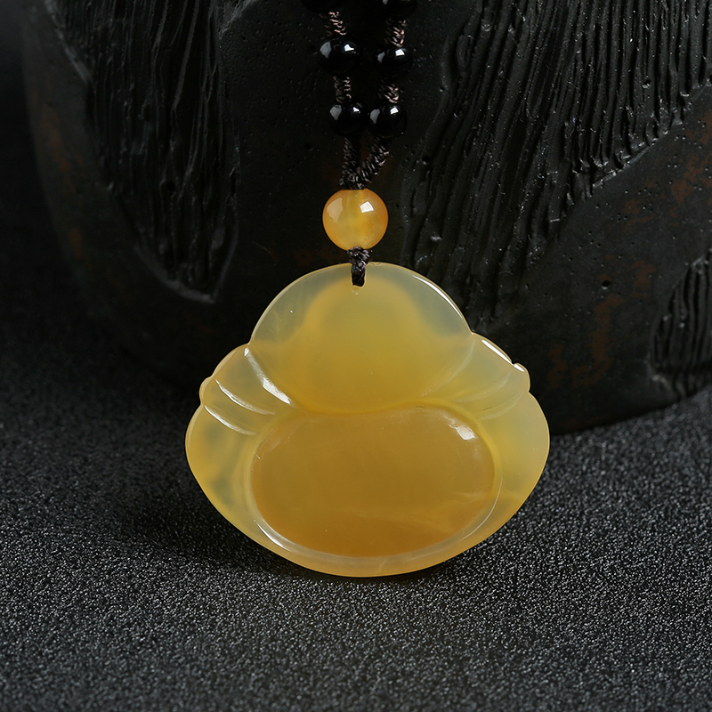 黄龙玉佛吊坠-红掌柜