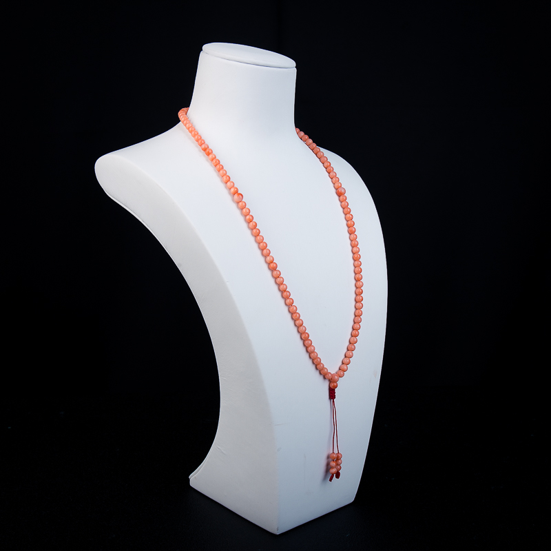 深水珊瑚三圈手串-红掌柜