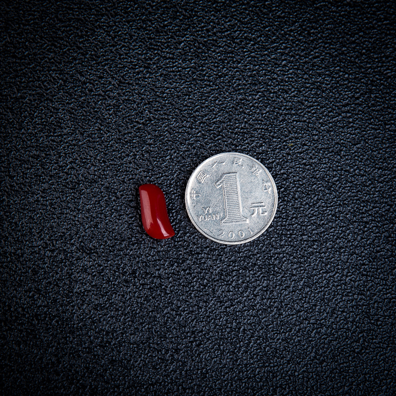 阿卡珊瑚戒面-红掌柜