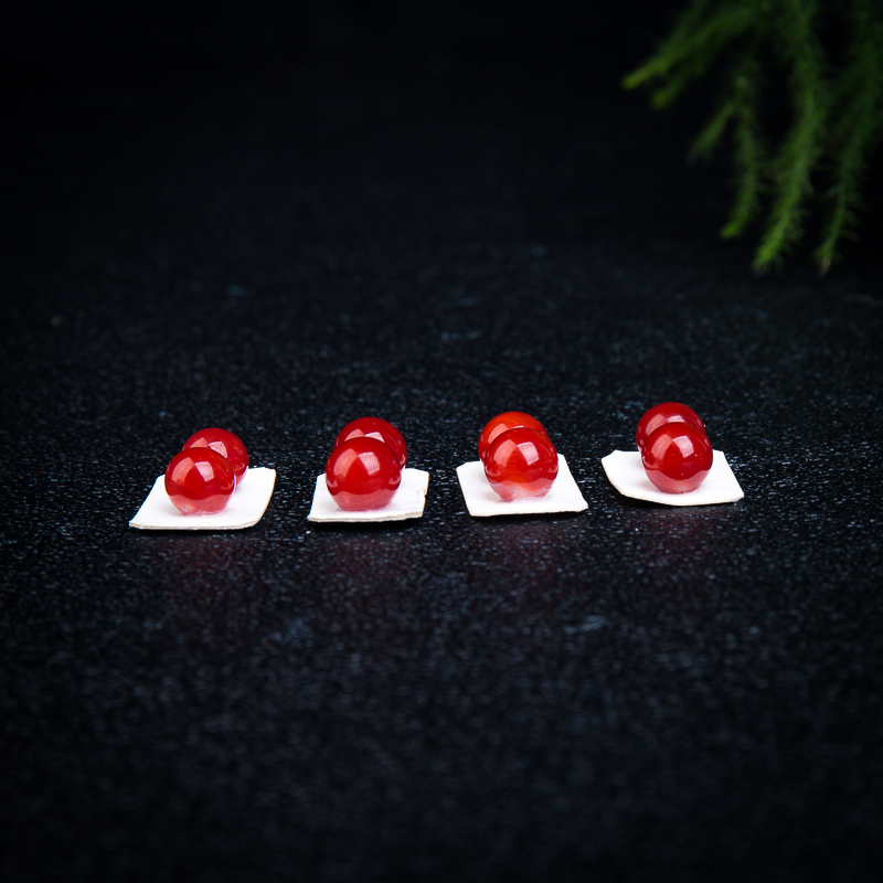 牛血红珊瑚圆珠-红掌柜