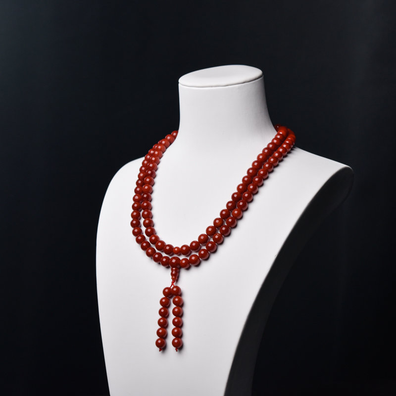 红珊瑚108佛珠-红掌柜
