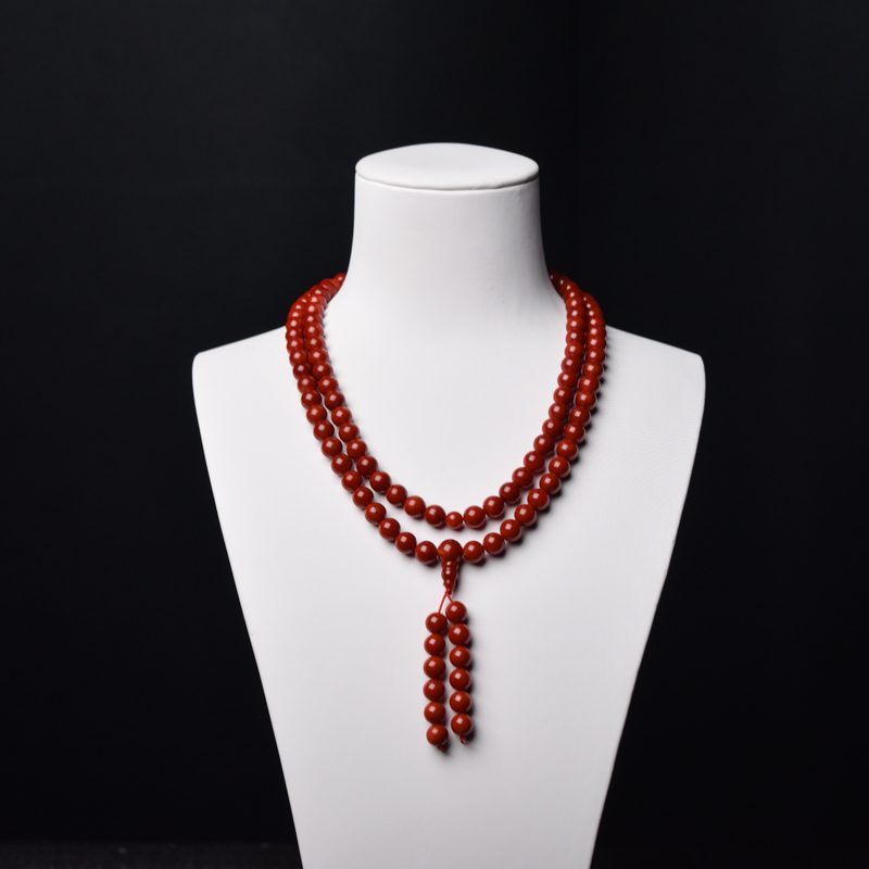 红珊瑚108佛珠-红掌柜