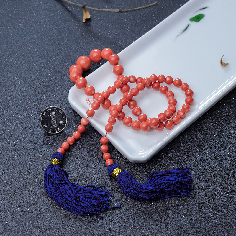 天然珊瑚塔链-红掌柜