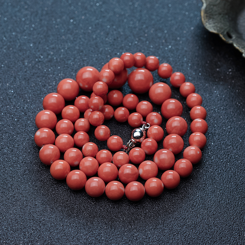 天然MOMO珊瑚塔链-红掌柜