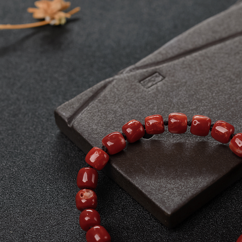 阿卡珊瑚手串-红掌柜