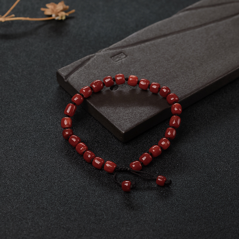 阿卡正红珊瑚手串-红掌柜