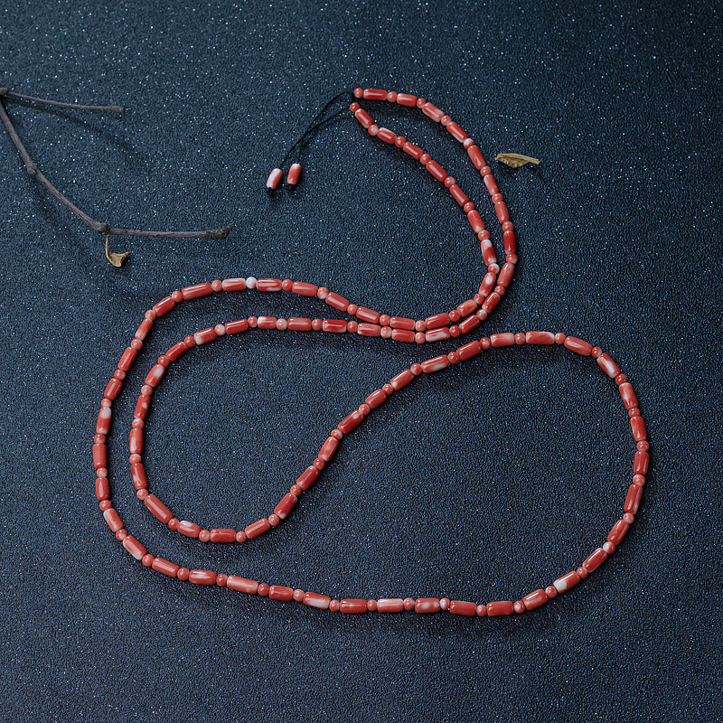 MOMO橘色珊瑚长链-红掌柜