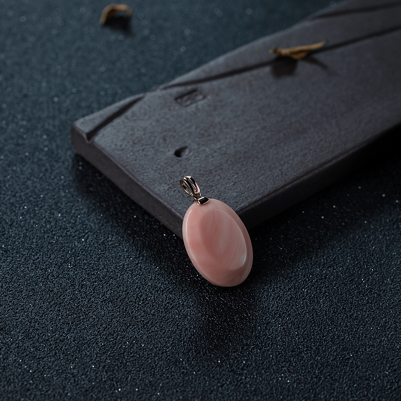 深水粉红珊瑚吊坠-红掌柜