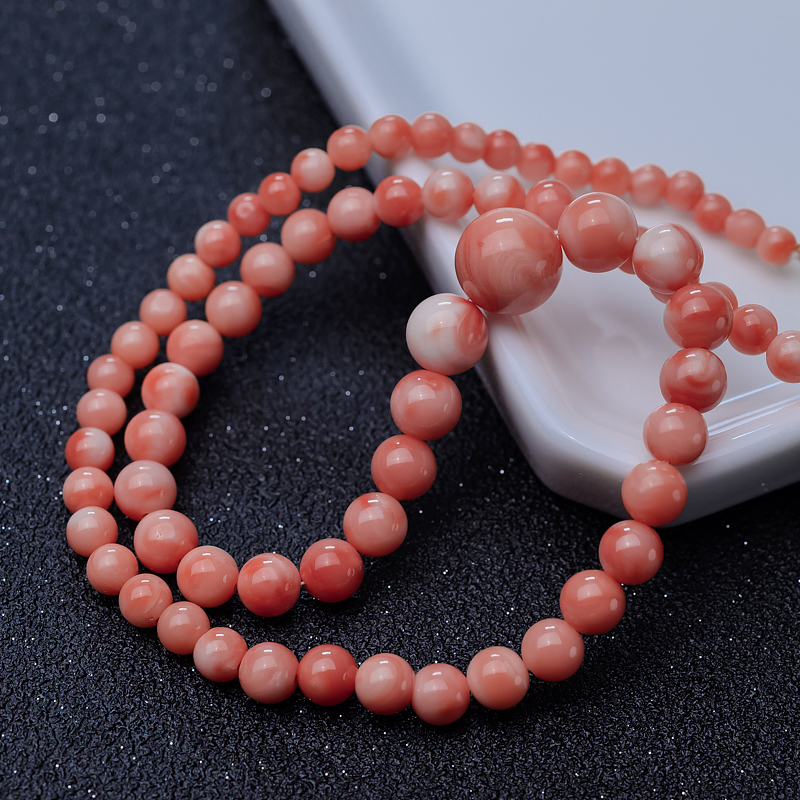 天然深水珊瑚塔链-红掌柜