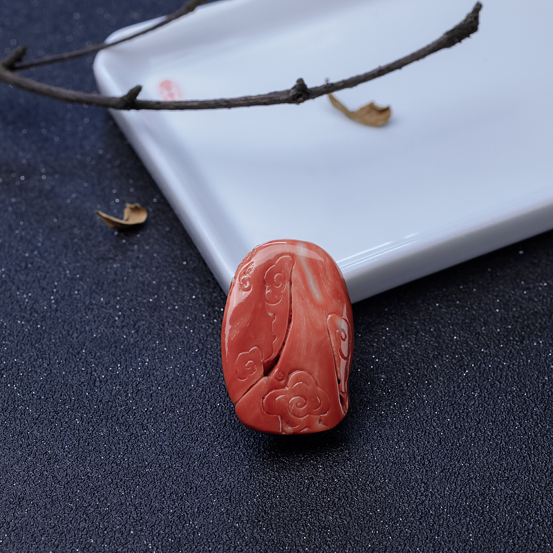 珊瑚观音吊坠-红掌柜