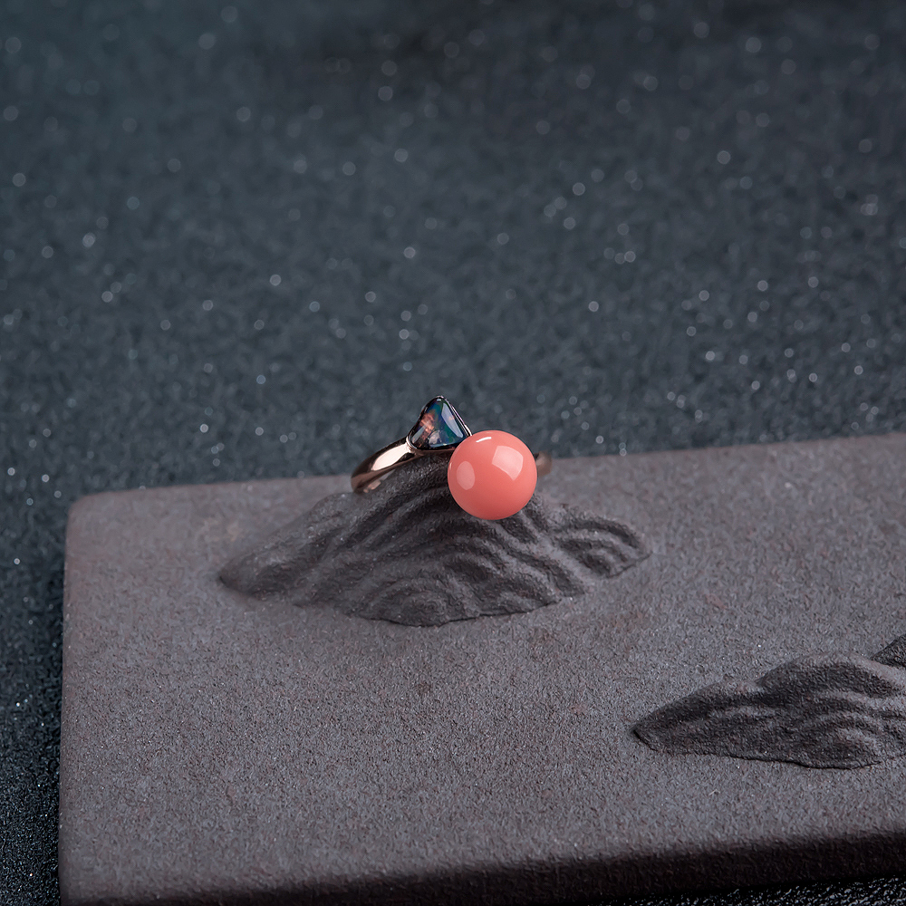 珊瑚戒指-红掌柜