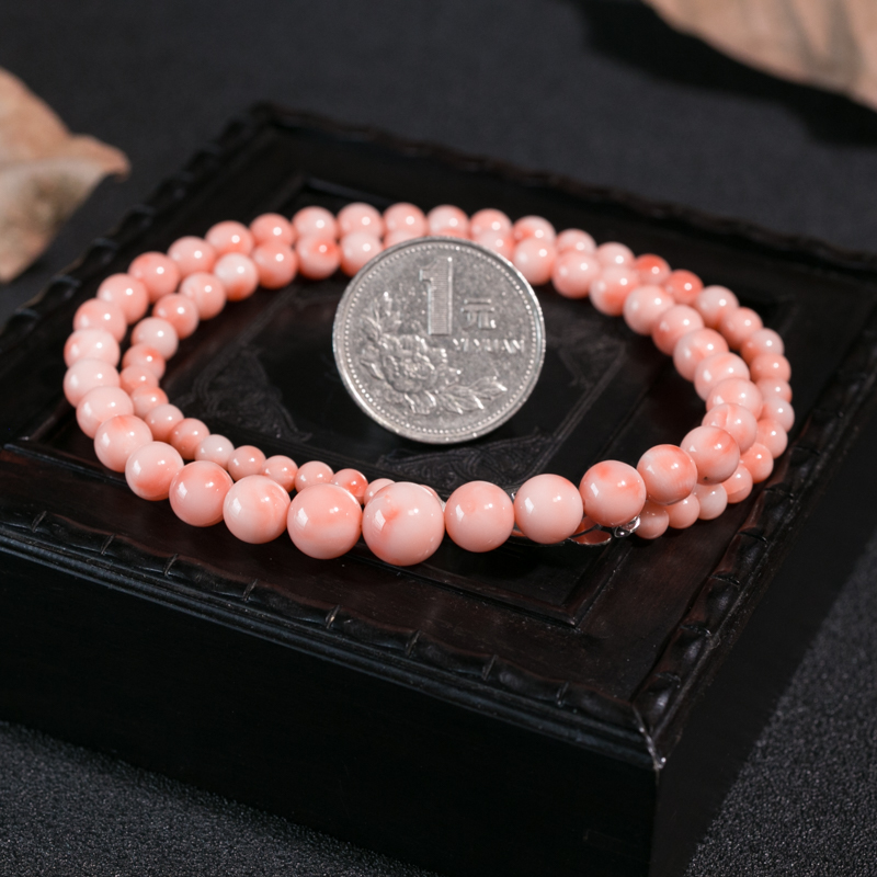 台湾天然珊瑚塔链-红掌柜