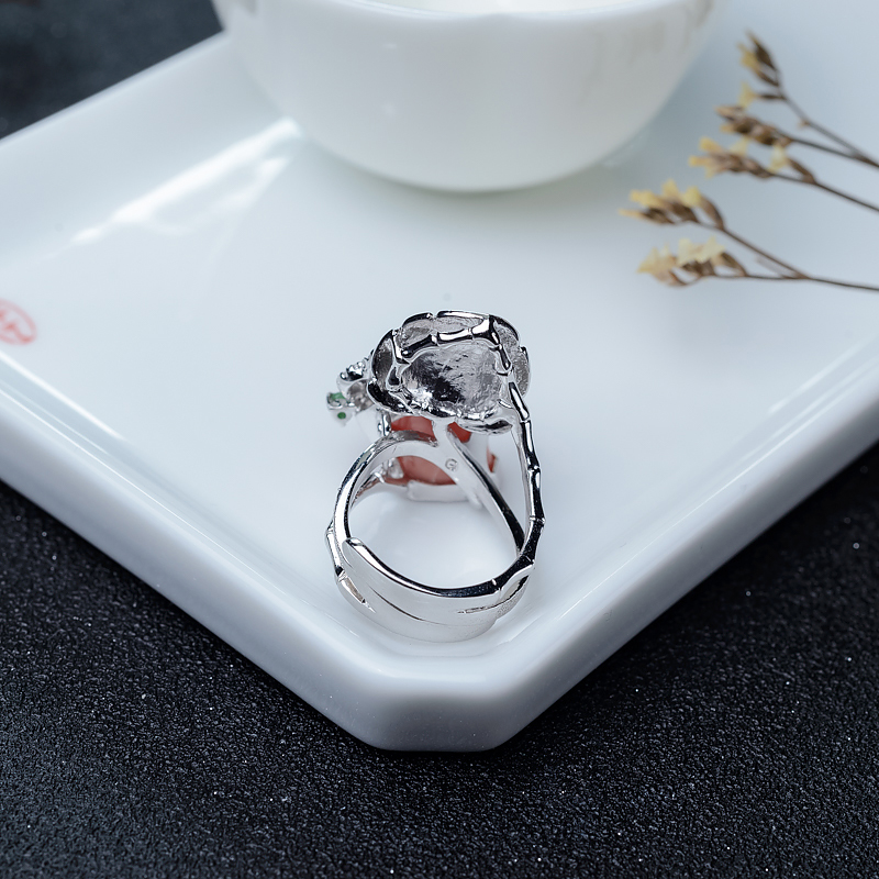 珊瑚戒指-红掌柜