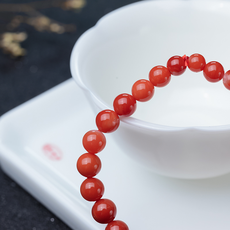 日本阿卡珊瑚手串-红掌柜