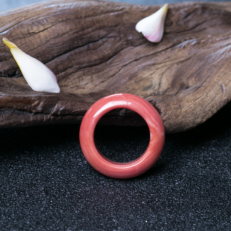 MOMO珊瑚戒指-红掌柜