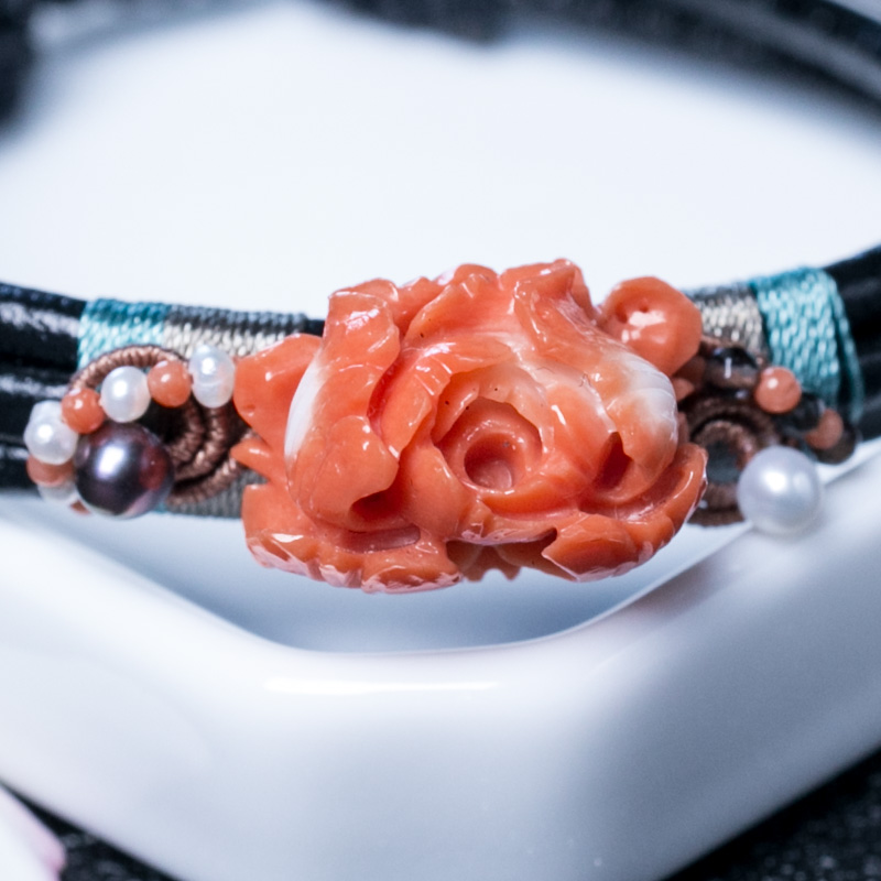 MOMO珊瑚手链-红掌柜