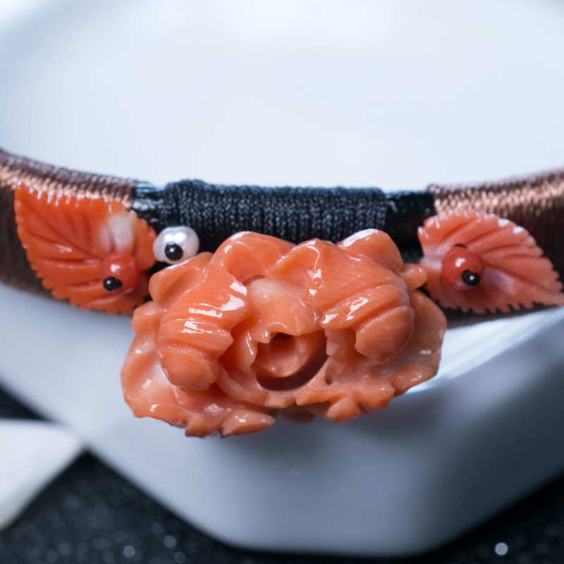 MOMO珊瑚手链-红掌柜