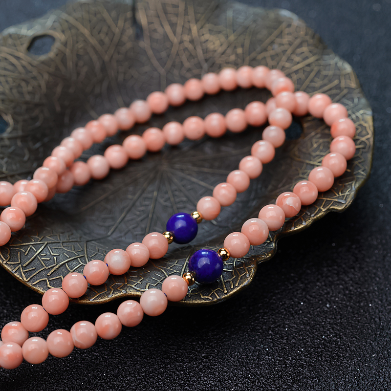 天然珊瑚项链-红掌柜